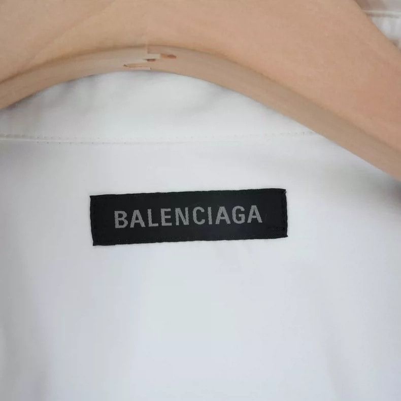 Balenciaga Balenciaga size 38 White Splatter Letter Shirt Size S / US 4 / IT 40 - 2 Thumbnail