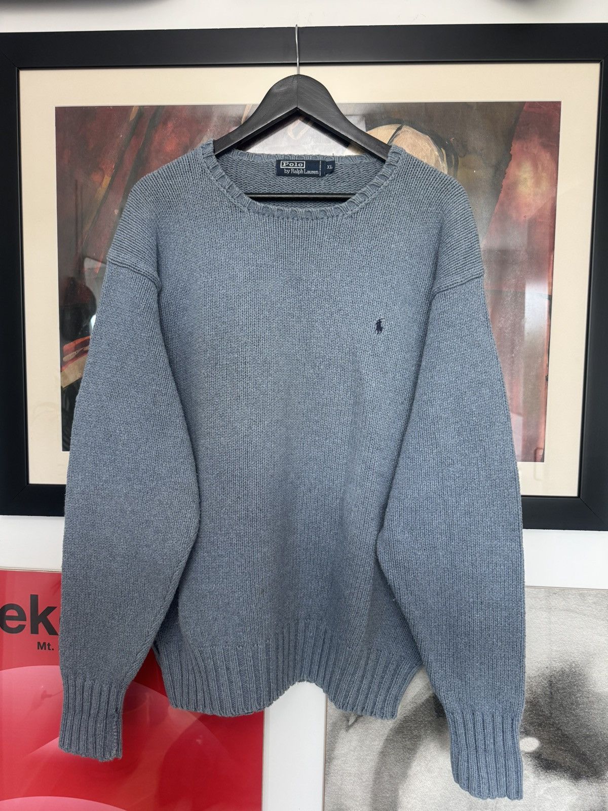 Ralph Lauren Polo Ralph Lauren Vintage Sweater Knit Oversize Hype Cozy Size US XL / EU 56 / 4 - 1 Thumbnail