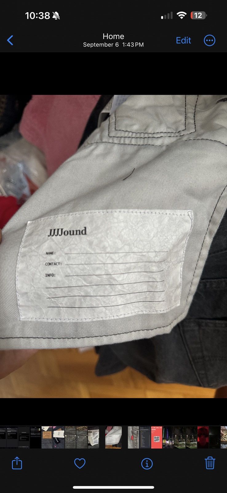 JJJJound × Levi's LEVIS X JJJJOUND 1993 501 JEANS Size US 34 / EU 50 - 5 Thumbnail