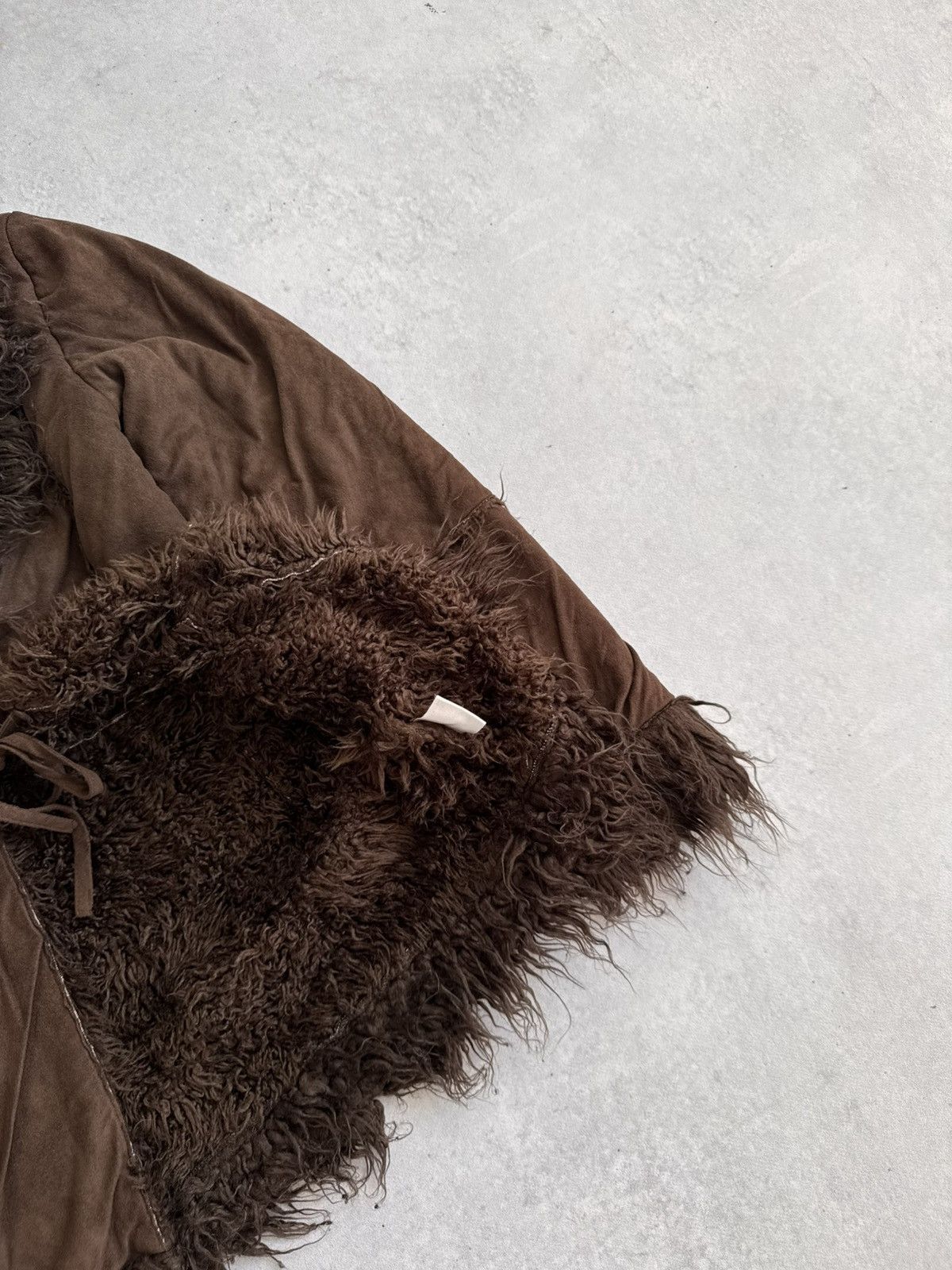 If Six Was Nine Avant-Garde Vintage Faux Fur Fuzzy Y2K Women’s Jacket Size M / US 6-8 / IT 42-44 - 6 Thumbnail
