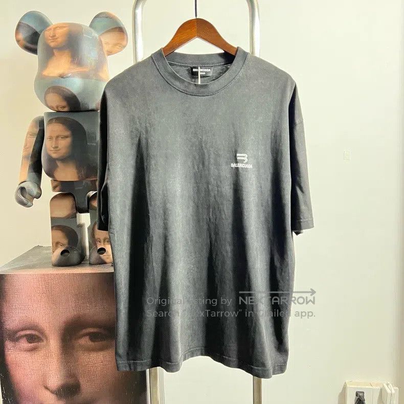 Balenciaga Balenciaga Double Hook Embroidered Short Sleeve Size US XS / EU 42 / 0 - 1 Thumbnail