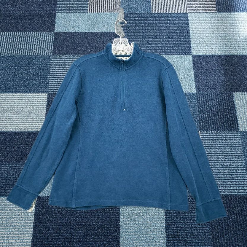 Orvis Orvis Sweater Mens M Medium Blue 1/4 Zip Pullover Mock Neck Long Sleeve Lined Size US M / EU 48-50 / 2 - 1 Thumbnail