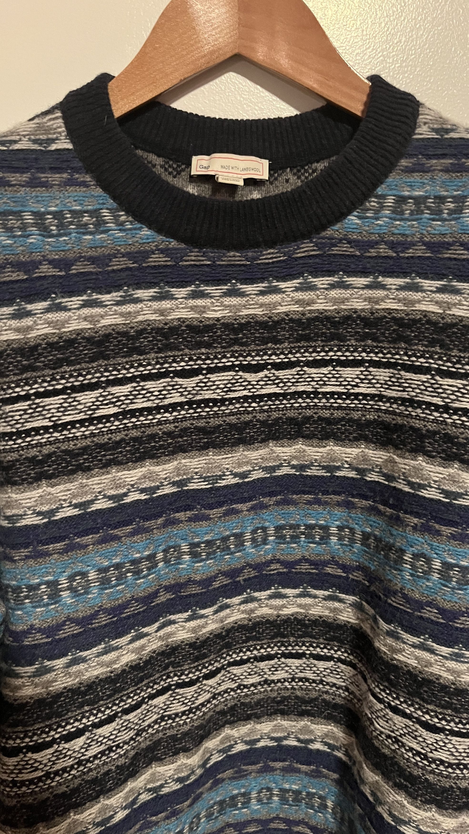 Gap Gap Fair Isle Vintage Sweater Size US L / EU 52-54 / 3 - 3 Thumbnail