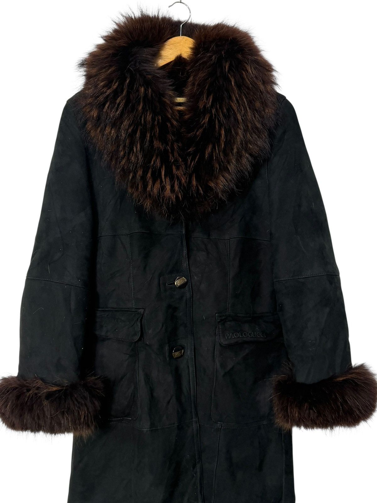 Paolo Gucci Paolo Gucci Fur Sheep lamb skin longcoat luxury Size ONE SIZE - 2 Thumbnail
