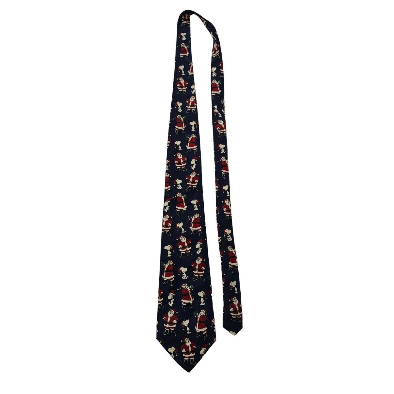 Other Peanuts Hangn With Santa Claus Snoopy Christmas Necktie Size ONE SIZE - 2 Thumbnail