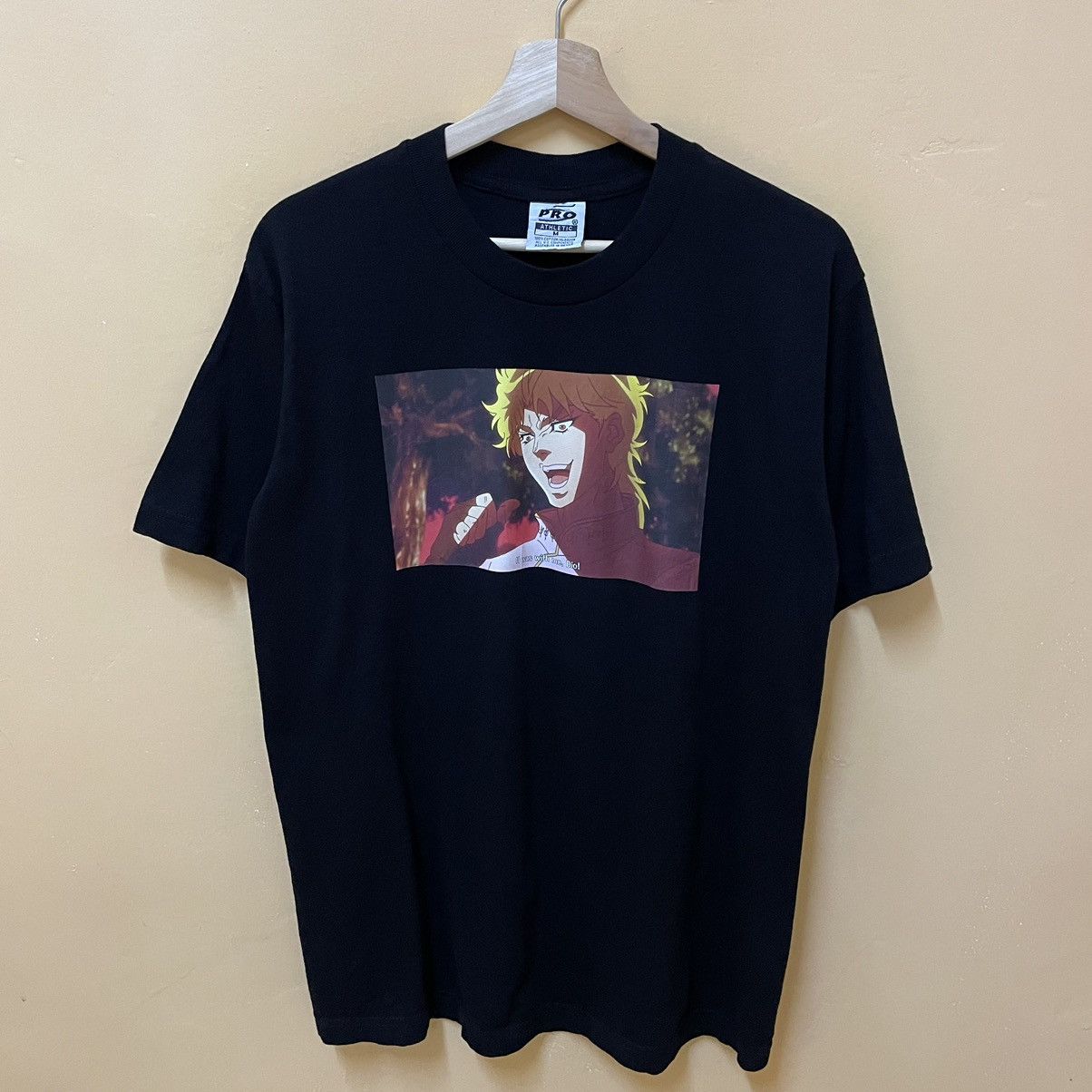 image of Anima x Vintage Jojo’S Bizarre T Shirt in Black, Men's (Size Medium)