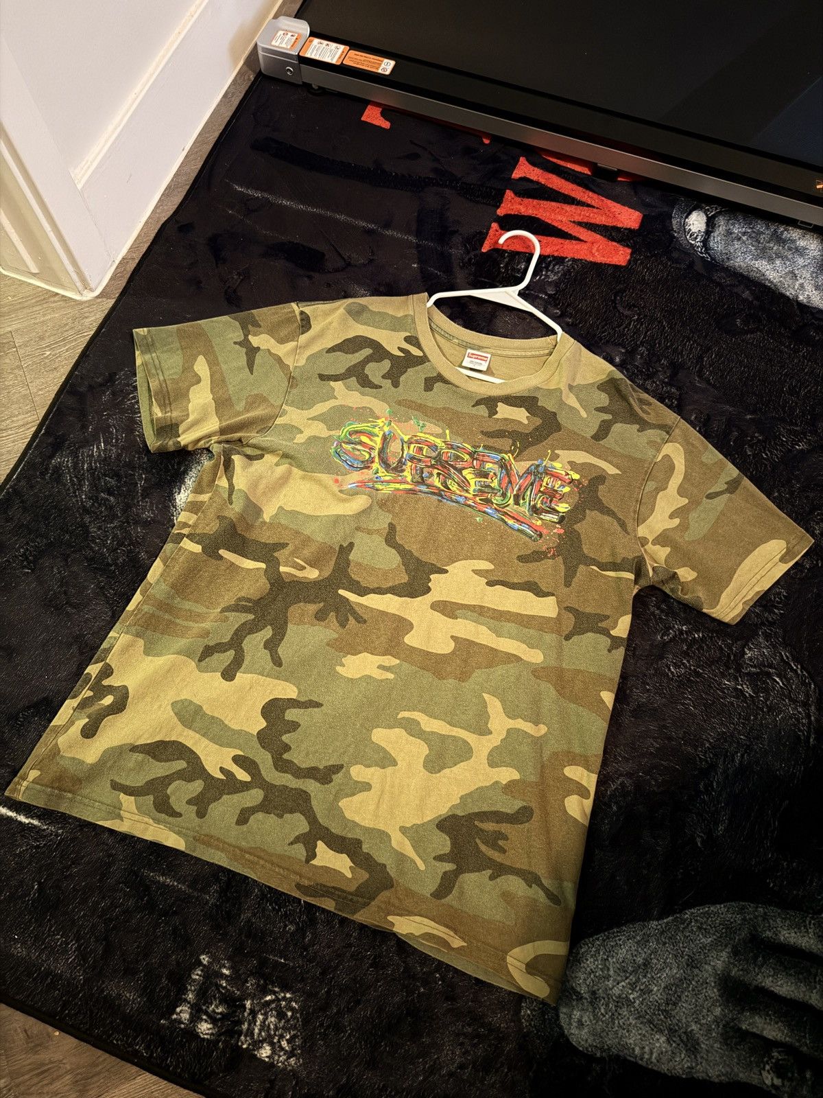 Supreme Supreme Men’s Graphic Camo T-Shirt Size US L / EU 52-54 / 3 - 2 Thumbnail