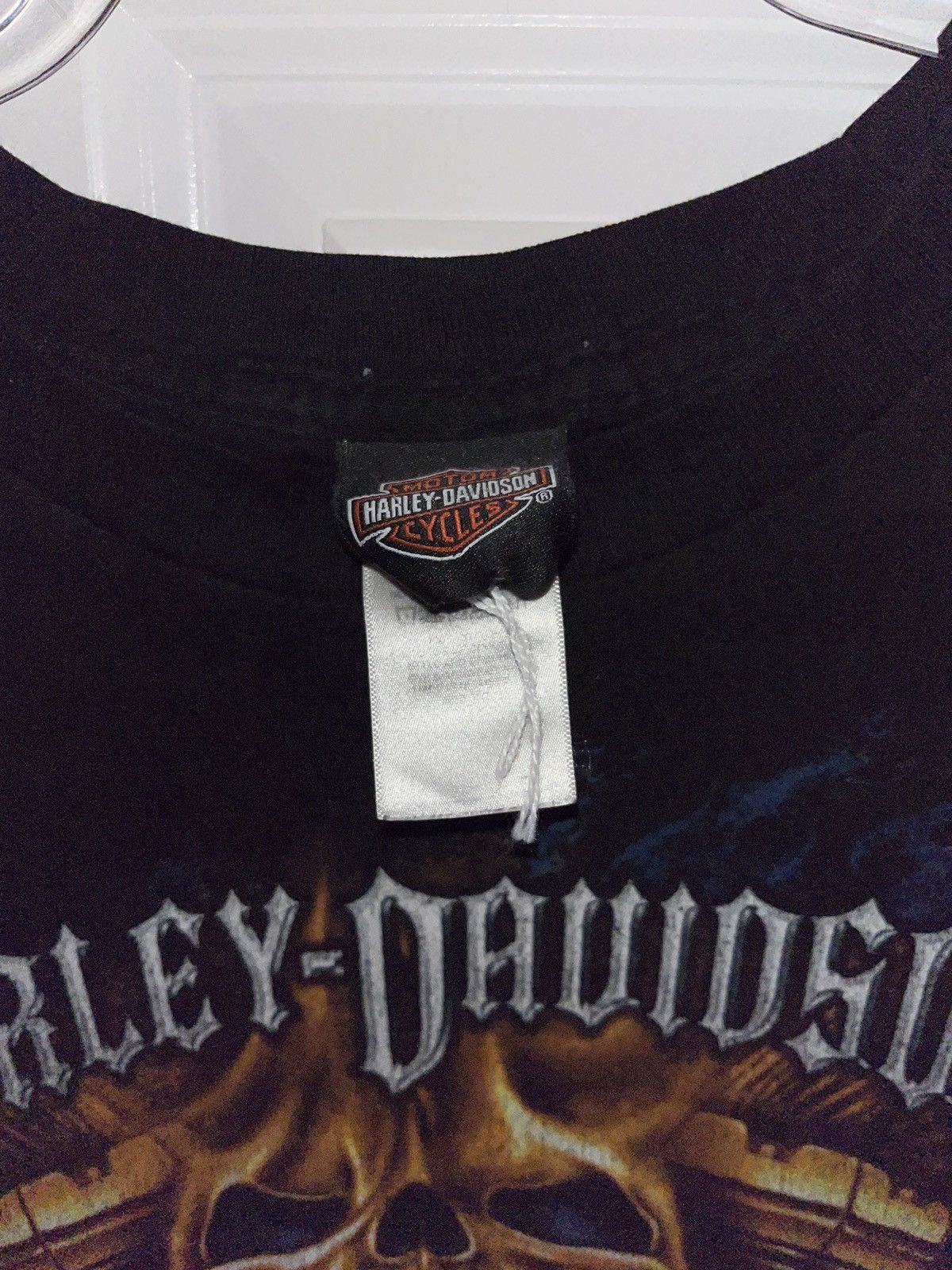 Harley Davidson Vintage Harley Davidson Flames Biker tee 90’s XL Size US XL / EU 56 / 4 - 8 Thumbnail