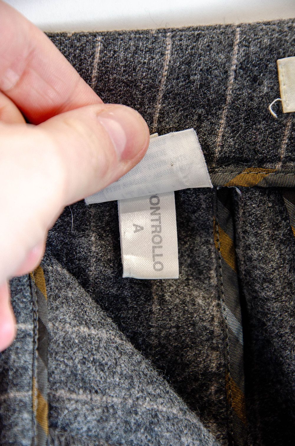 Brunello Cucinelli Gunex Grey Pinstripe Wool Cashmere Pants - Size IT 44 Size 30" / US 8 / IT 44 - 11 Thumbnail