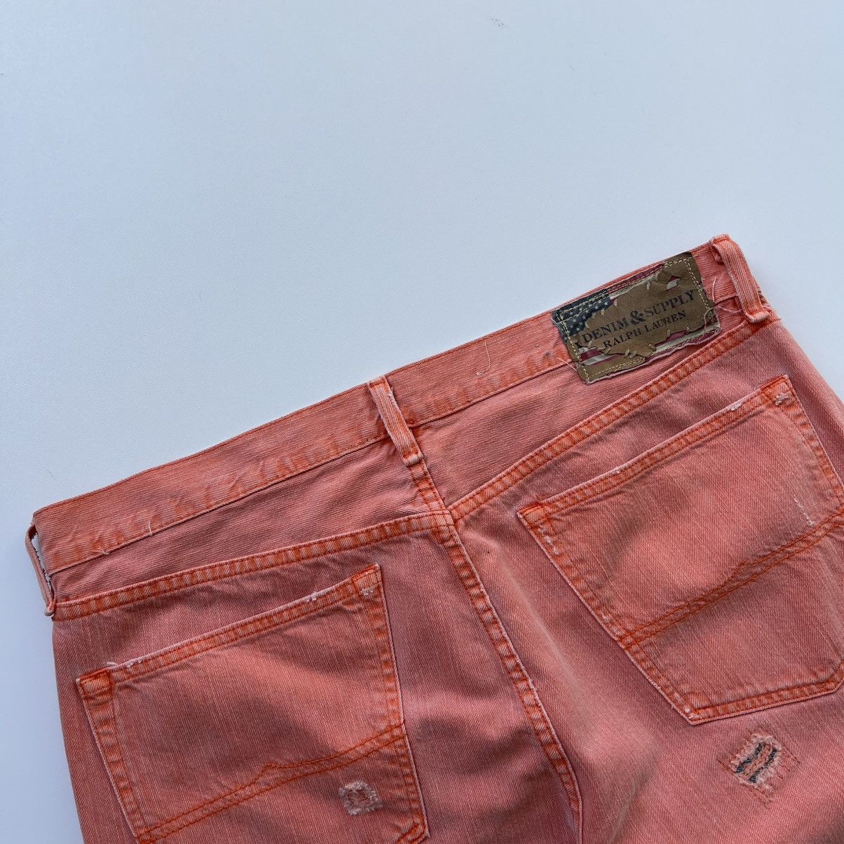 Denim & Supply Ralph Lauren × Polo Ralph Lauren × Ralph Lauren Ralph Lauren Denim & Supply Distressed Denim Slim Fit Shorts Size US 36 / EU 52 - 8 Thumbnail