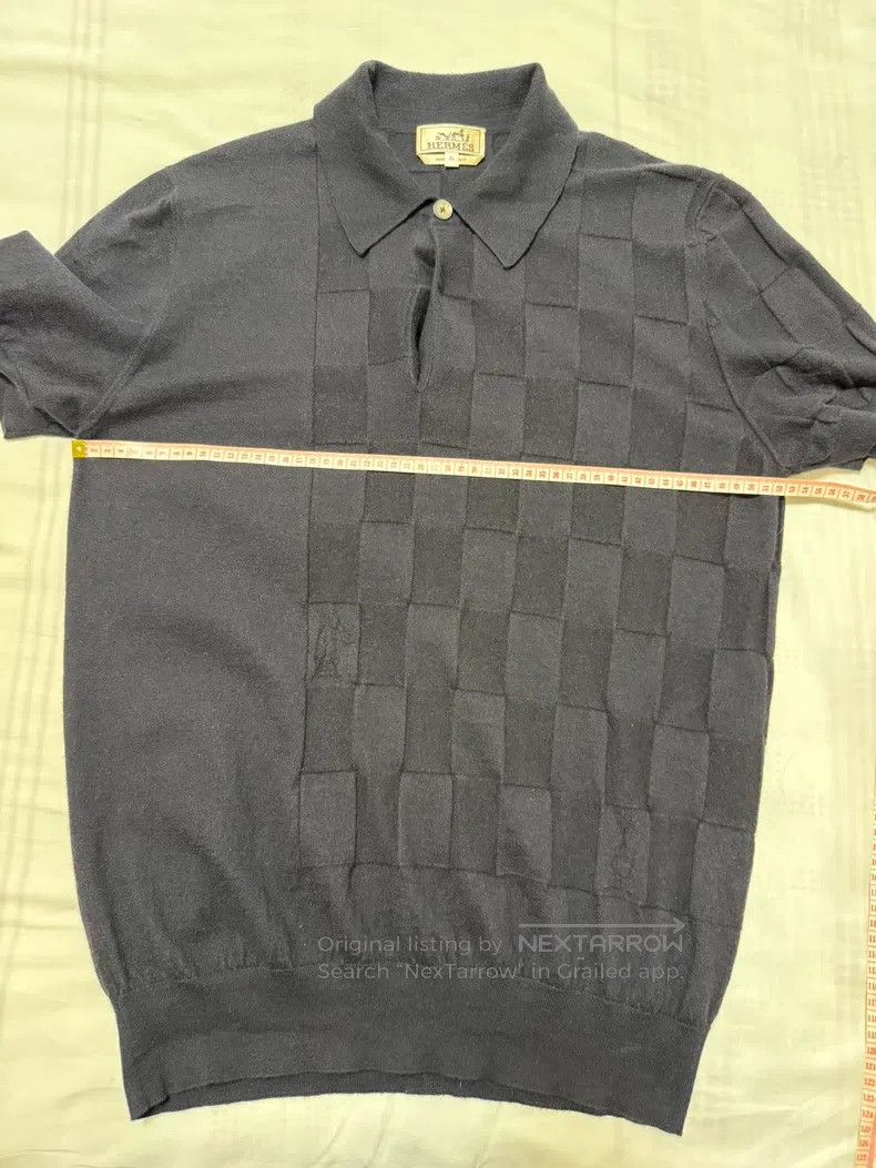 Hermes Hermes Cashmere short-sleeve 64% Cashmere+40% Cotton, unis Size US XL / EU 56 / 4 - 4 Thumbnail