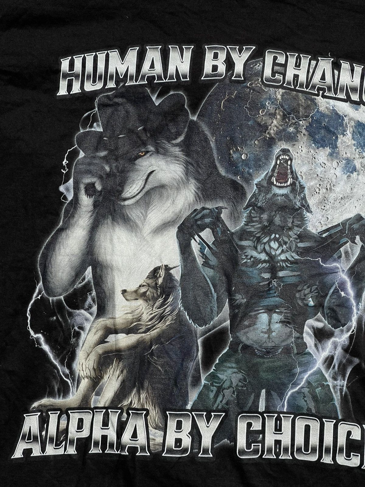 Alpha Studio Wolf Humor Aplha Sigma Thomas Shelby T-shirt Size US XL / EU 56 / 4 - 7 Thumbnail