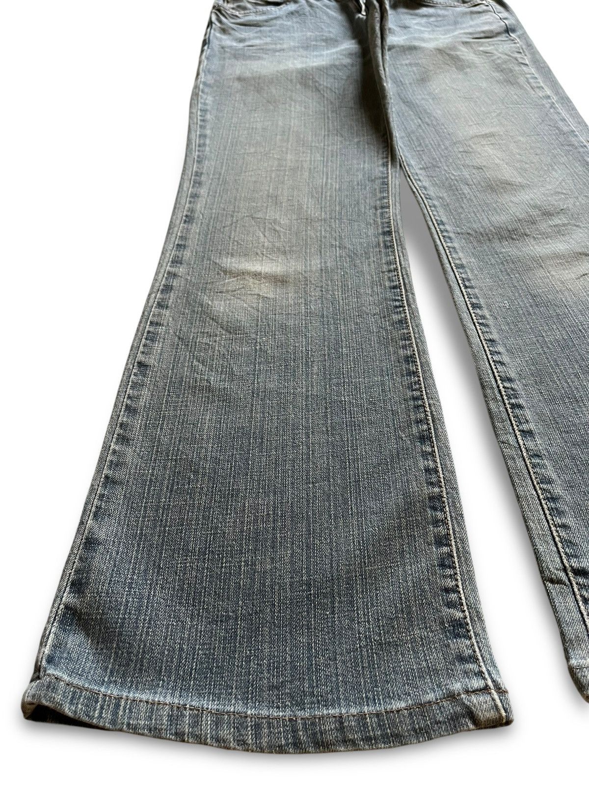 Wrangler SALES🔥Vintage Wrangler Faded Wash Style Flare Jeans Size 28" / US 6 / IT 42 - 6 Thumbnail