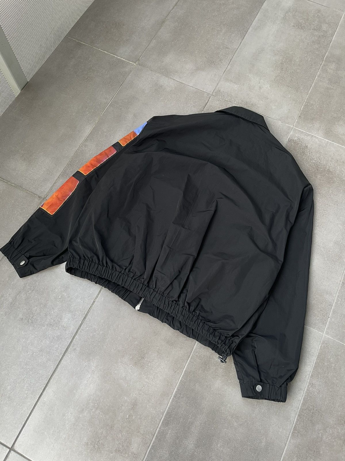 Dries Van Noten !DS! SS21 Dries Van Noten X Len Lye Oversized Black Bomber Size US M / EU 48-50 / 2 - 8 Thumbnail