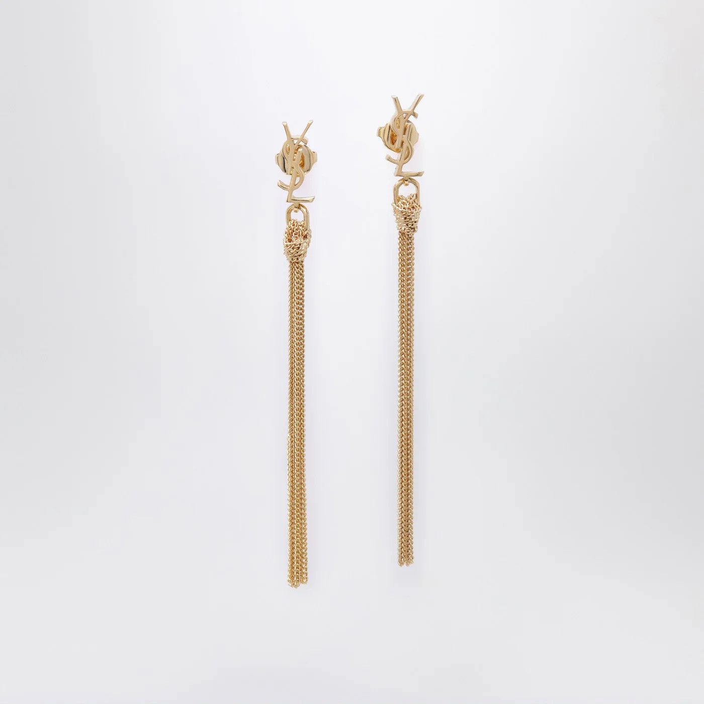Saint Laurent Paris o1d2blof0526 Size: OS / Cassandre Pendant Earrings in Gold Size ONE SIZE - 1 Thumbnail