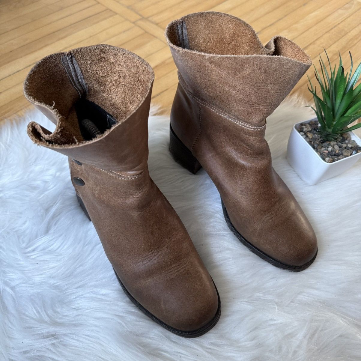 Fly London 📌 Vintage Fly London Guidi style Leather Boots Moto Size US 8 / IT 38 - 6 Thumbnail