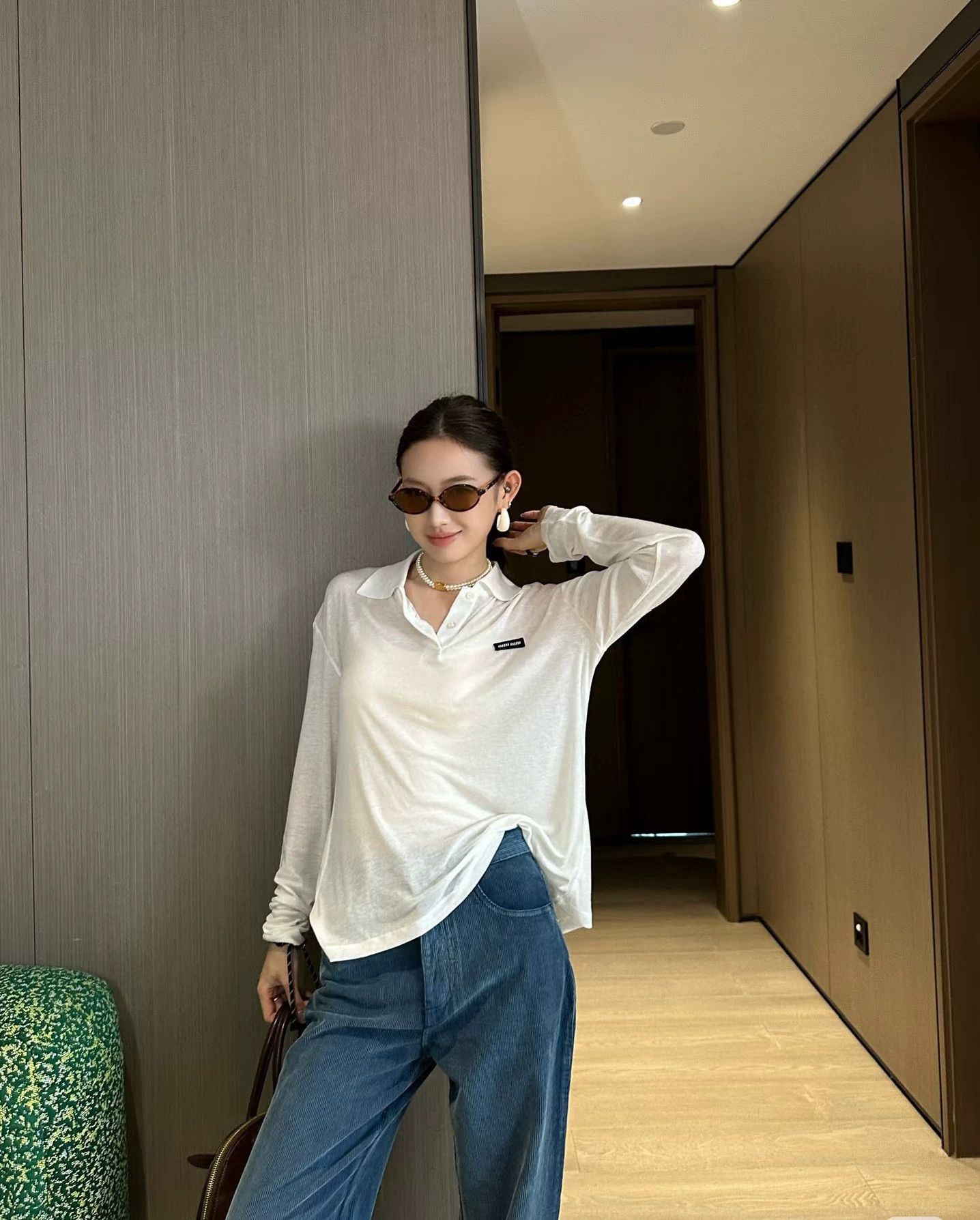 Miu Miu MIU MIU White Polo XS Used Size XS / US 0-2 / IT 36-38 - 7 Thumbnail