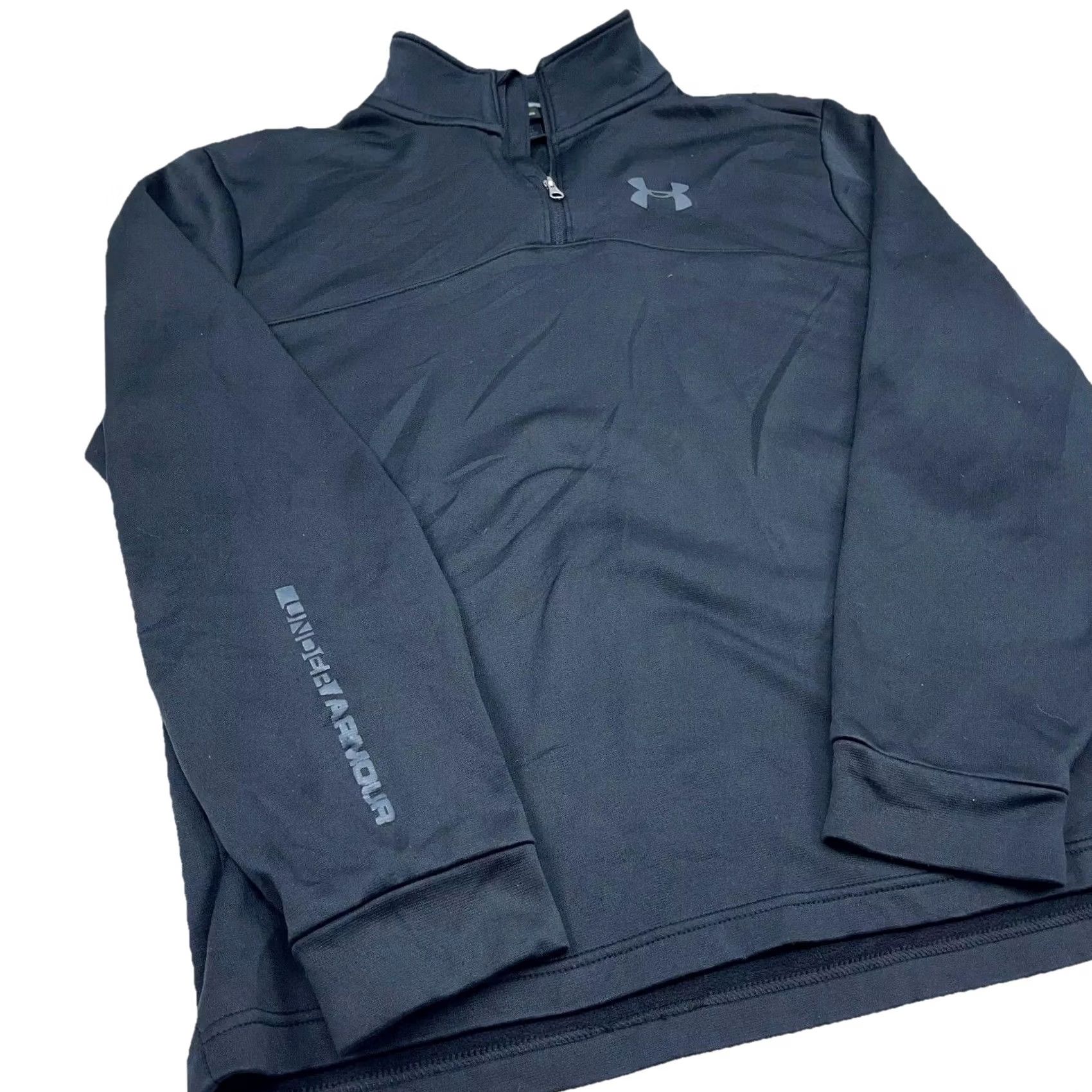 Under Armour Under Armour Sweatshirt Men Medium Black Pullover Sweater Quarter Zip Golf Size US M / EU 48-50 / 2 - 3 Thumbnail
