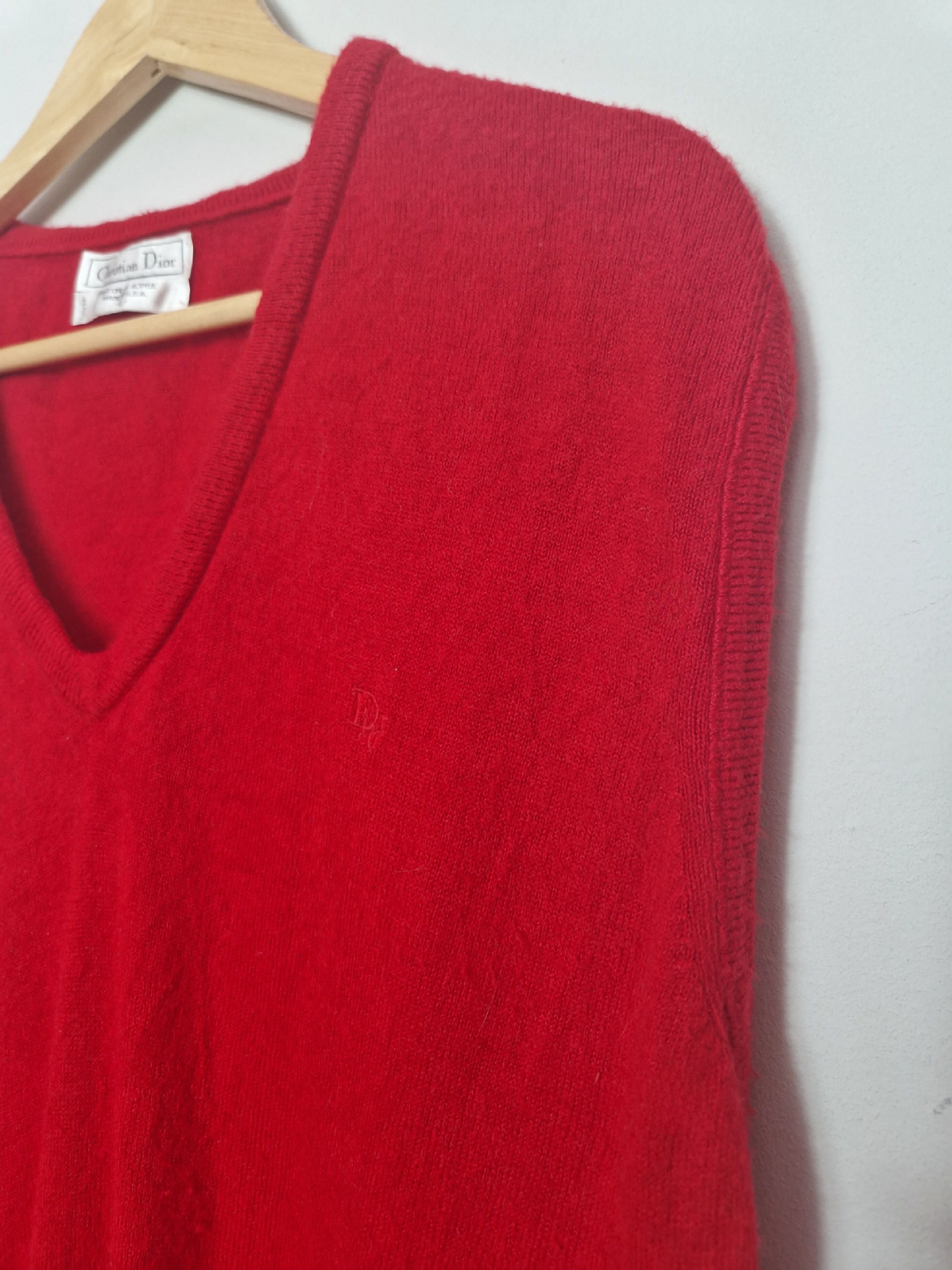 Dior × Hedi Slimane Dior vintage knitted vest Size US L / EU 52-54 / 3 - 6 Thumbnail
