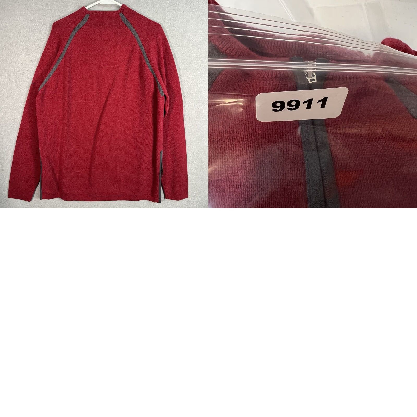 Nike VINTAGE Nike 1/4 Zip Sweatshirt Mens XL Red Size XL / US 12-14 / IT 48-50 - 8 Thumbnail