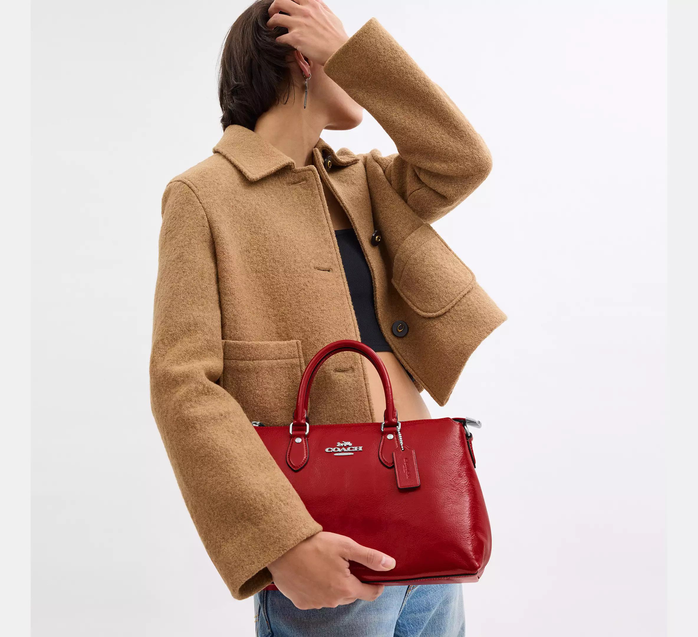 Coach Georgia Satchel Bag CV942 Size ONE SIZE - 8 Thumbnail
