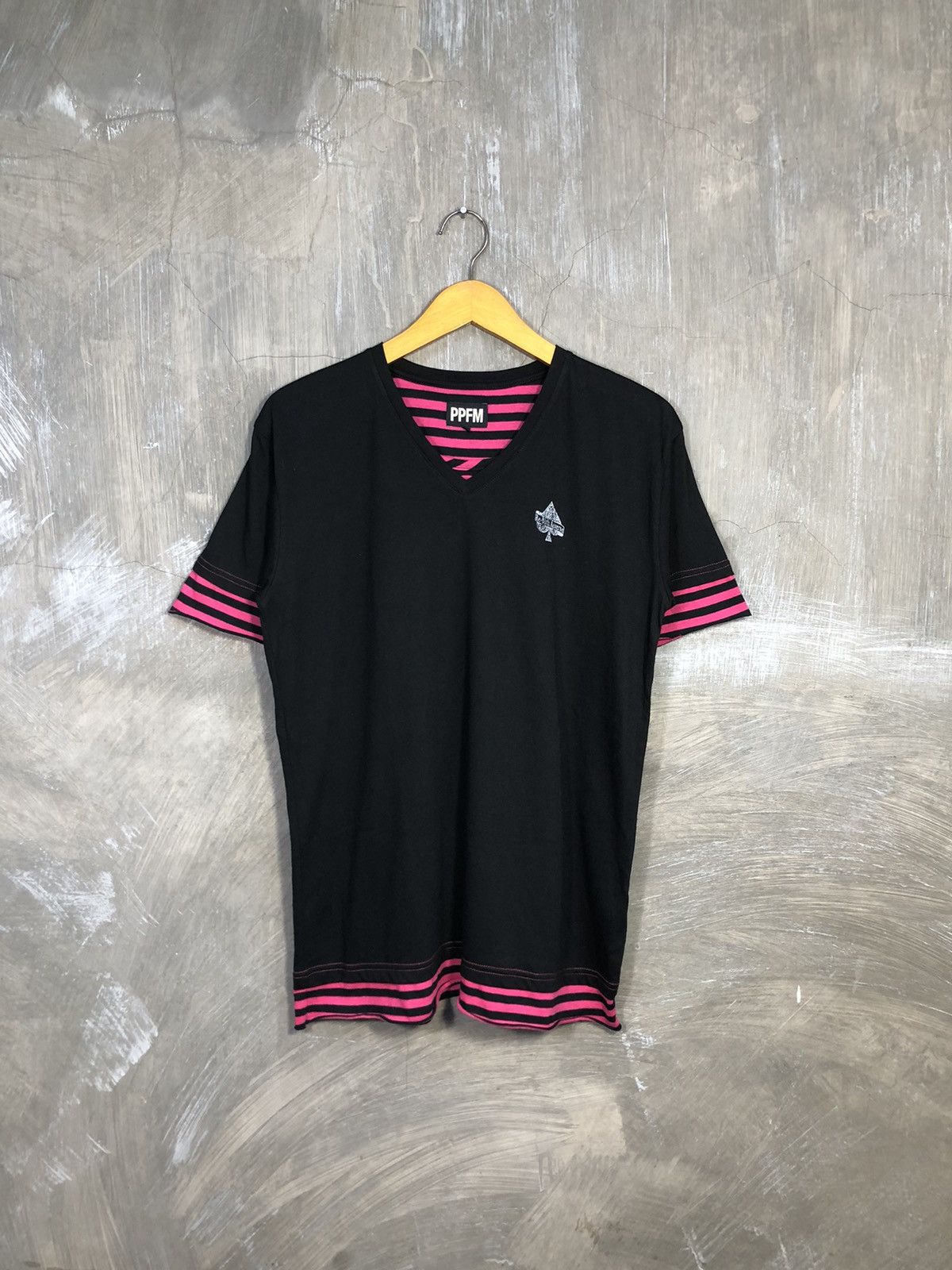 Japanese Brand Y2K Japanese PPFM Short Sleeve T-Shirt Size L / US 10 / IT 46 - 1 Thumbnail