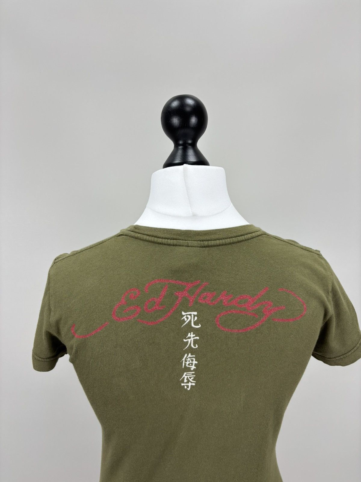 Ed Hardy × Japanese Brand Womens t shirt Ed Hardy Size S Color Brown Size S / US 4 / IT 40 - 7 Thumbnail