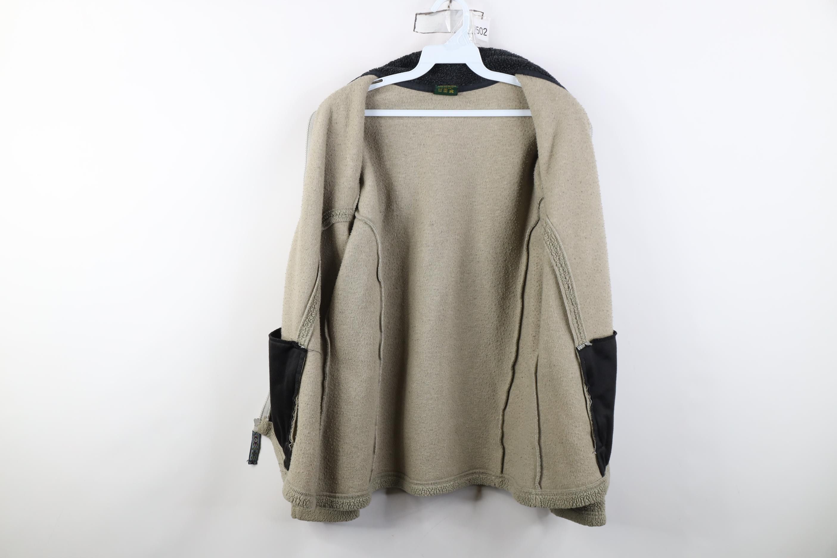 Cabelas Vintage 90s Cabelas Deep Pile Fleece Full Zip Jacket Green Size L / US 10 / IT 46 - 9 Thumbnail
