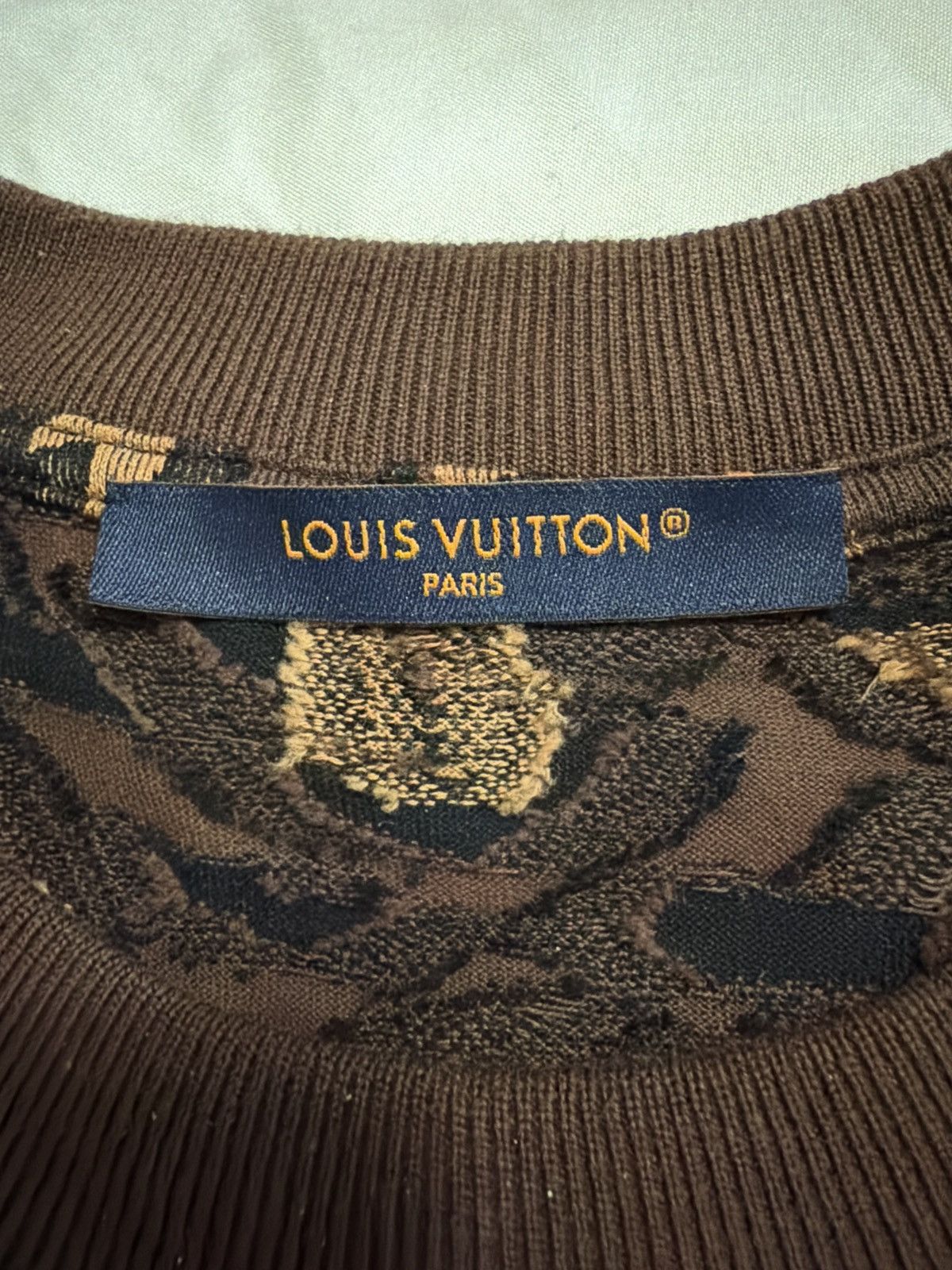 Louis Vuitton Louis Vuitton Jacquard T-Shirt Size US XL / EU 56 / 4 - 2 Thumbnail