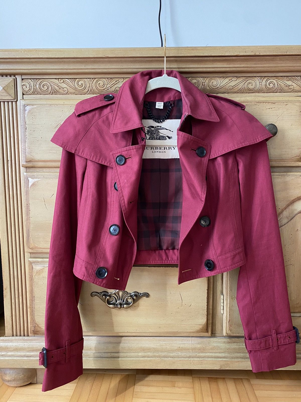 Burberry Burberry Trench Cropped Size XXS / US 00 / IT 34 - 4 Thumbnail