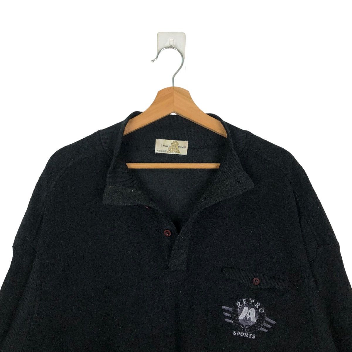 Japanese Brand 🔥VINTAGE COLLEGE SWEATSHIRT COLLAR RETRO SPORTS BIG LOGO Size US L / EU 52-54 / 3 - 8 Thumbnail