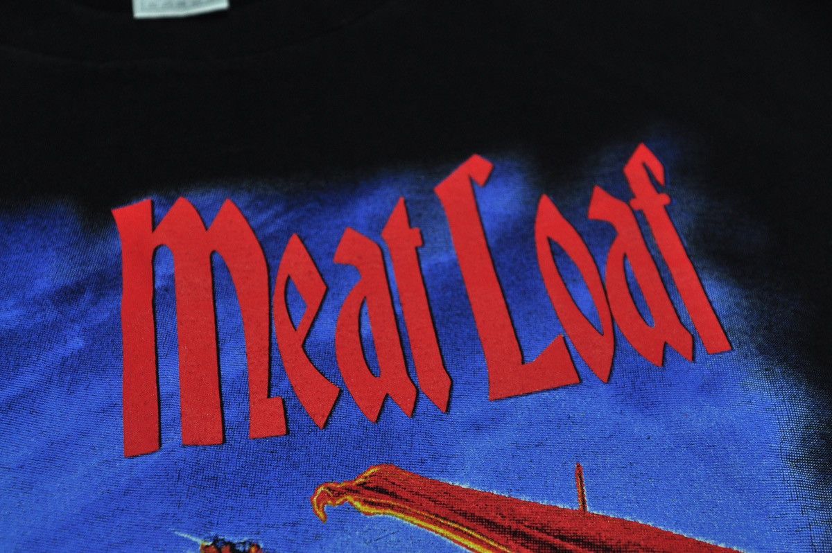 Band Tees × Vintage Vintage 1994 Meat Loaf T Shirt - Tour Concert Vtg Band Tee Size US XL / EU 56 / 4 - 12 Thumbnail