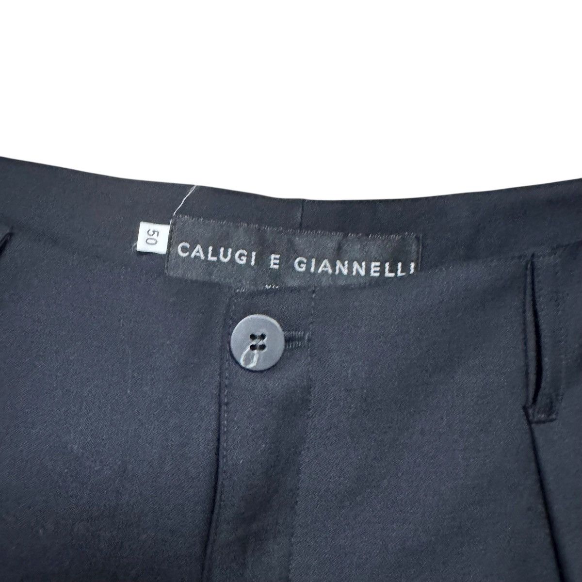 Calugi e Gianelli Calugi E Giannelli Black Wool Baggy Pants Size US 32 / EU 48 - 4 Thumbnail