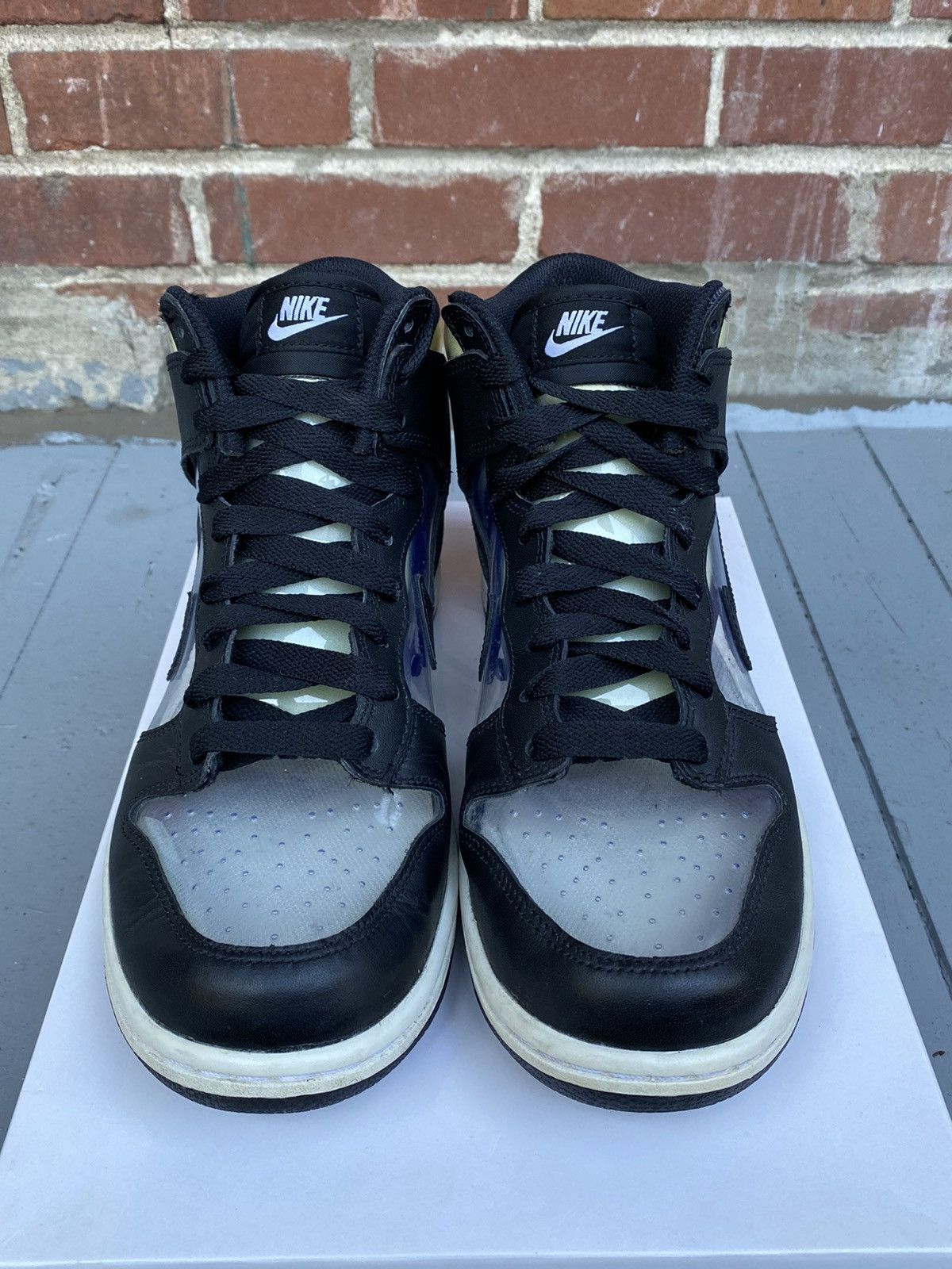 Comme des Garcons Homme Plus × Nike Nike Dunk Hi Retro CDG Size US 8 / EU 41 - 2 Thumbnail