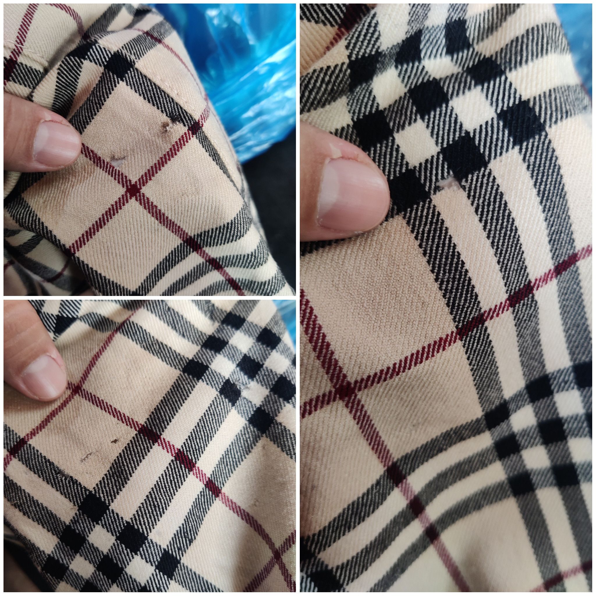Other Vintage Distressed Burberry London Nova Check Wool Pants Size 28" / US 6 / IT 42 - 11 Thumbnail