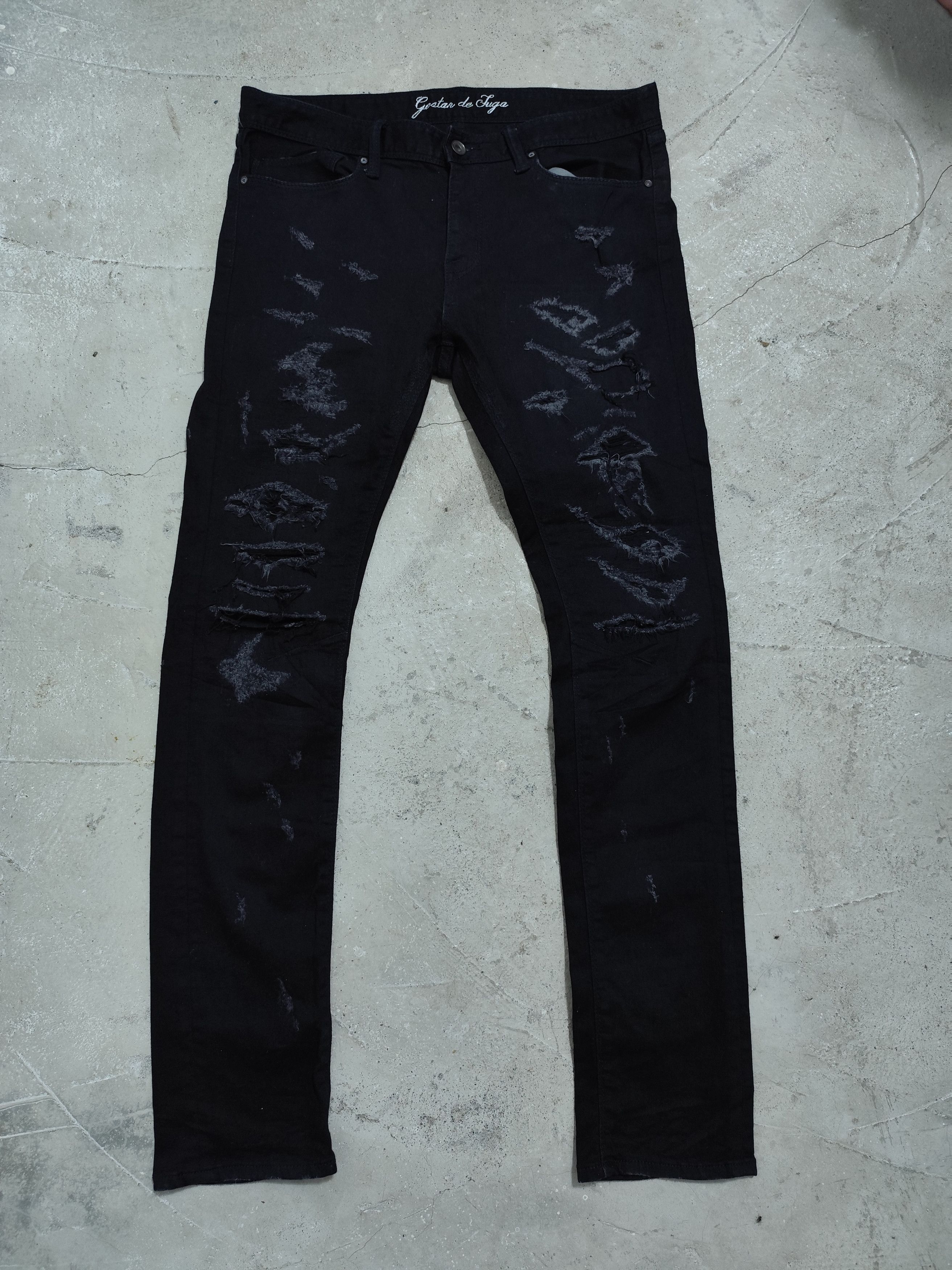Roen Hiromu Takahara Roen X Bobson Destroyed Denim Pants | Grailed