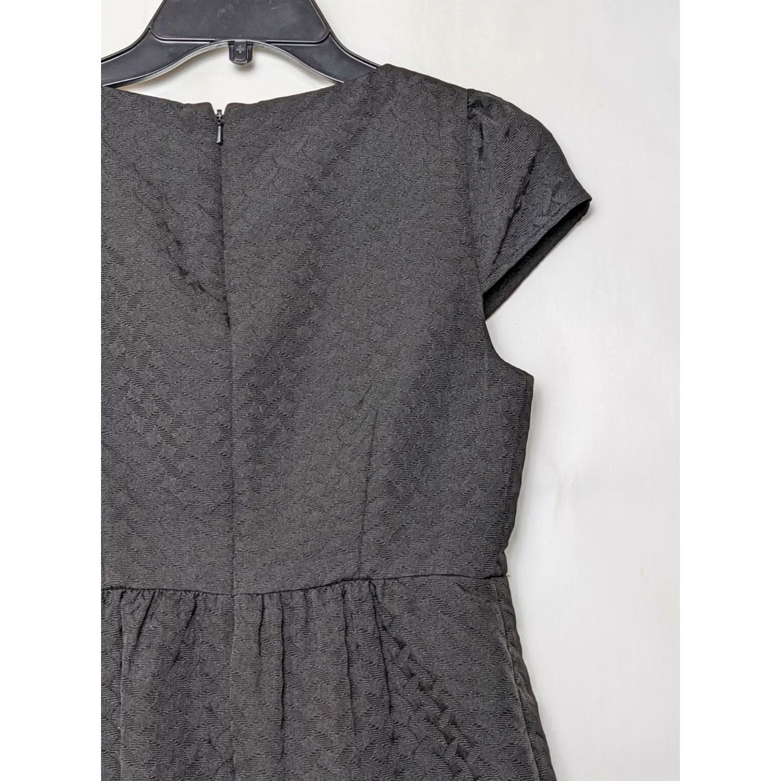 Vintage HD In Paris Women's Cap Sleeve Black Woven Printed Pockets Short Dress Size 2 Regular XS? Size XS / US 0-2 / IT 36-38 - 5 Thumbnail