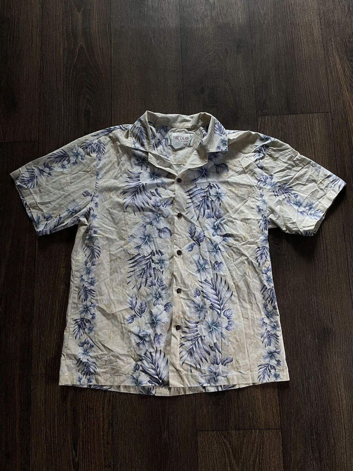 Other Vintage Hale Kalani White Hawaiian Aloha Shirt Size US M / EU 48-50 / 2 - 1 Thumbnail