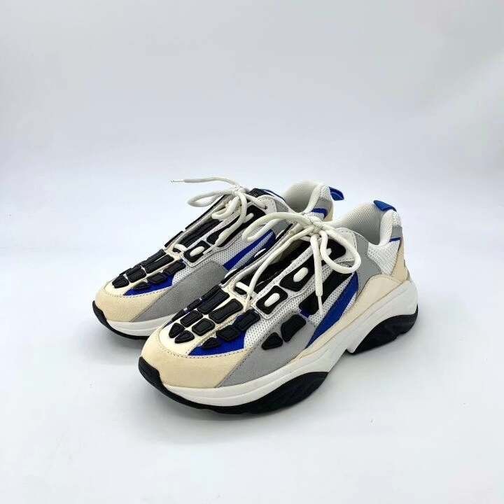 Amiri Amiri Color-Block Round-Toe Platform Sneakers Size US 7 / EU 40 - 1 Thumbnail