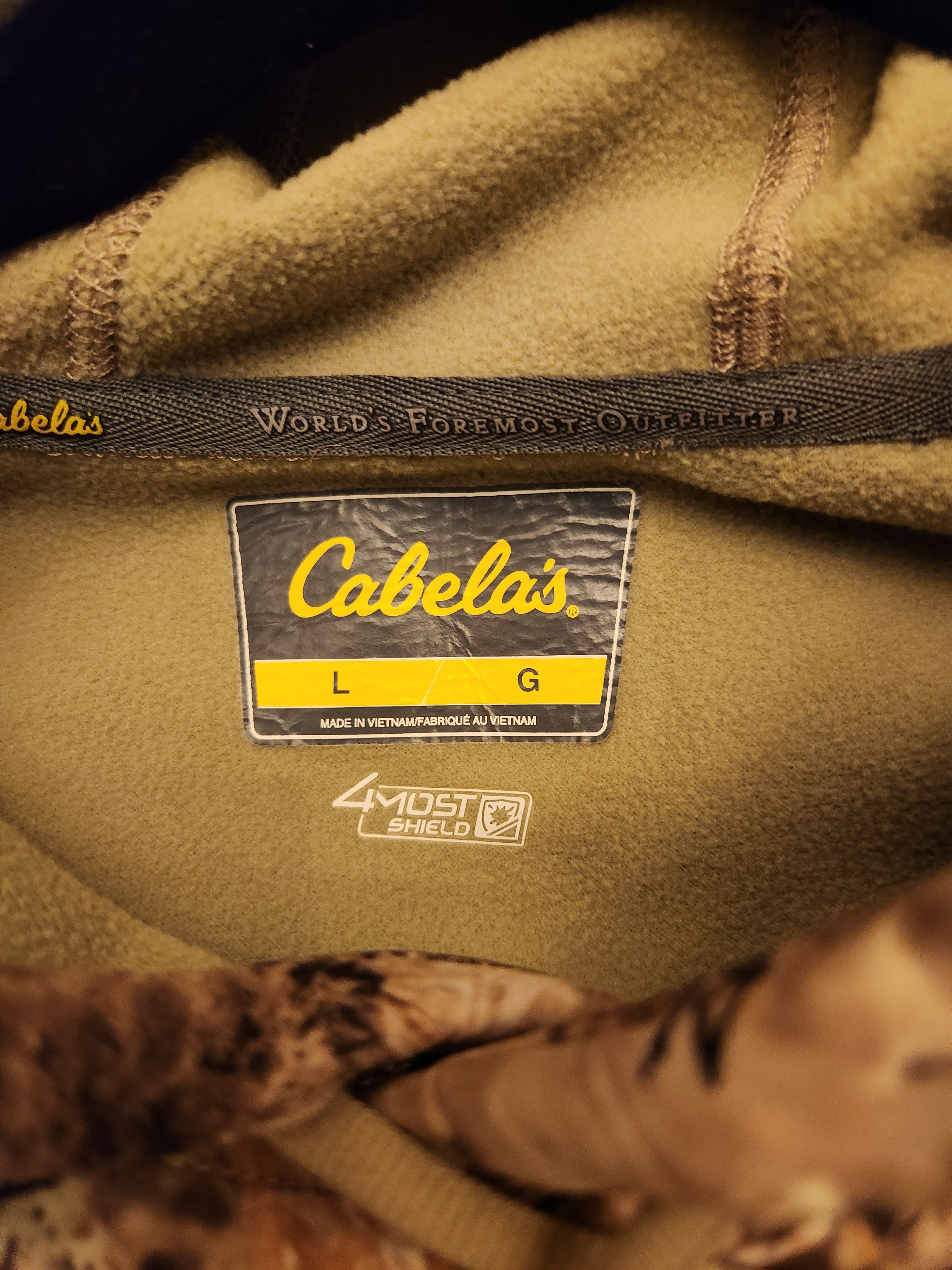 Cabelas Pullover Camouflage Hunting Hoodie Size US L / EU 52-54 / 3 - 4 Thumbnail