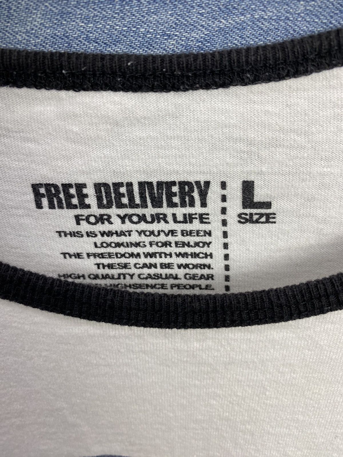 If Six Was Nine × Japanese Brand 2000s life is simple longsleeve style Size US M / EU 48-50 / 2 - 4 Thumbnail