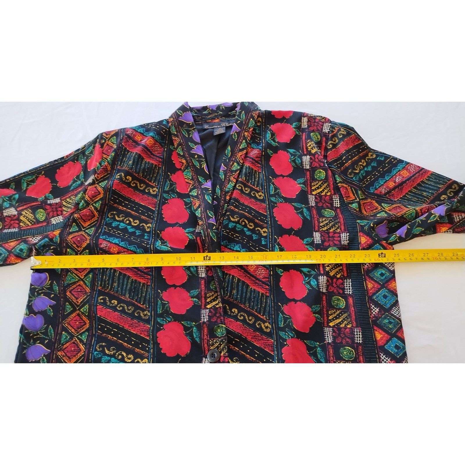 Other Exclusif by W Jacket Multicolor 1-Button Pockets Sz XL Size XL / US 12-14 / IT 48-50 - 8 Thumbnail