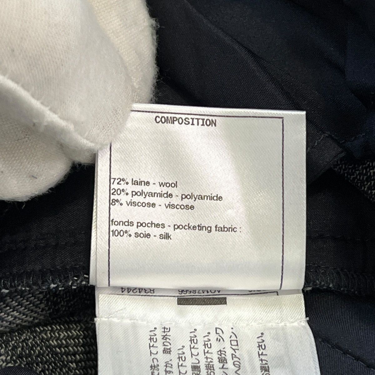 Chanel CHANEL 2019 Resort × Karl Lagerfeld Wool Striped Wide Pants Size US 30 / EU 46 - 8 Thumbnail