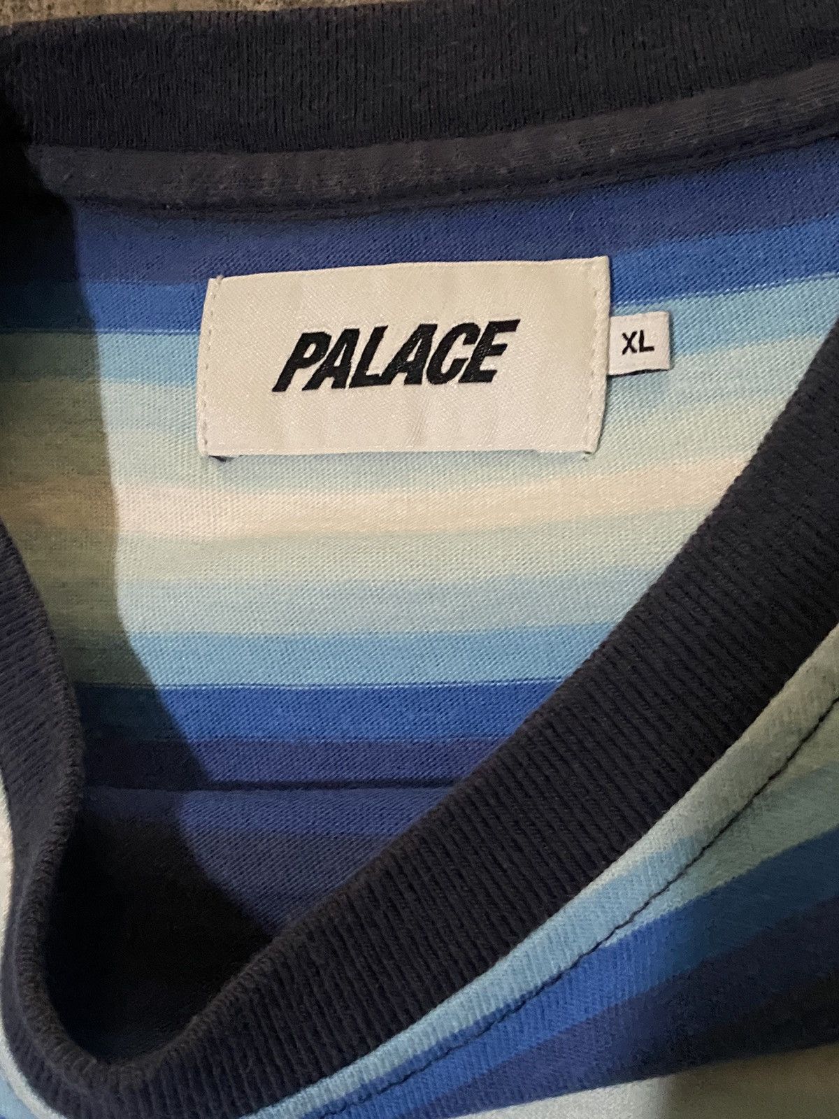 Palace Palace Blue Striped Longsleeve Size US L / EU 52-54 / 3 - 3 Thumbnail