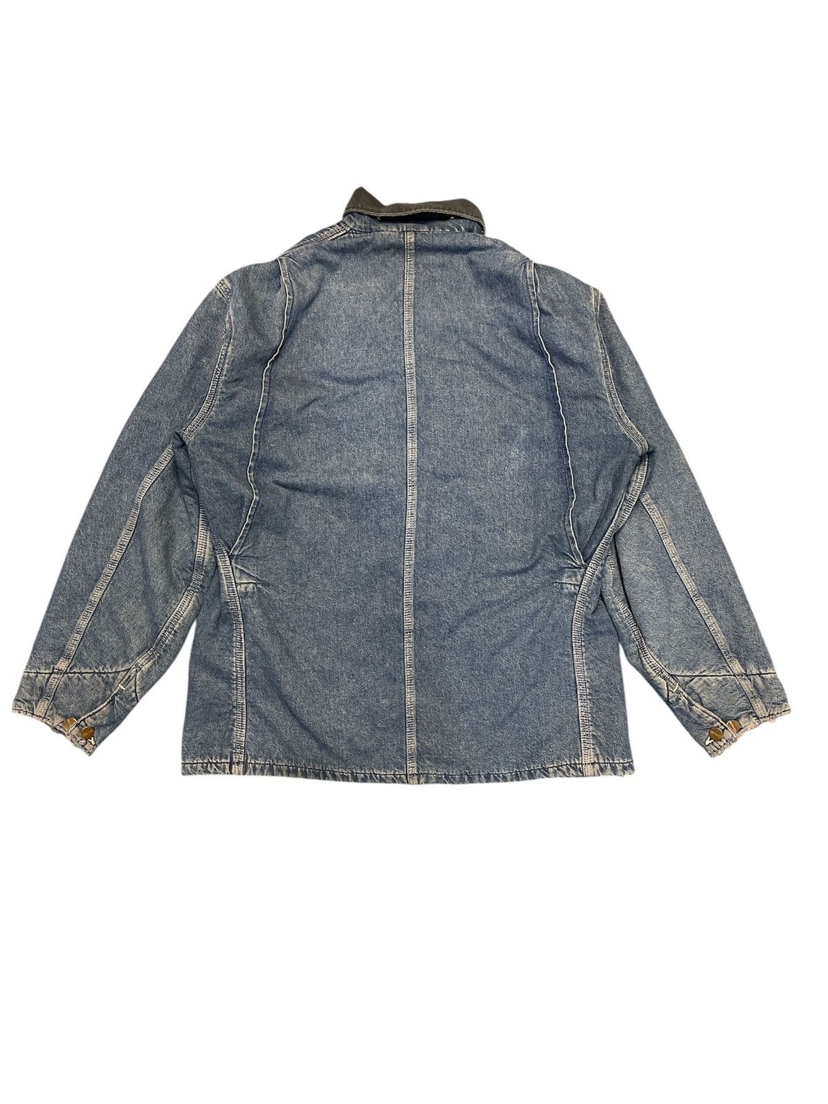 Carhartt Vintage Carhartt Blanket Lined Denim Jacket Size US L / EU 52-54 / 3 - 2 Thumbnail