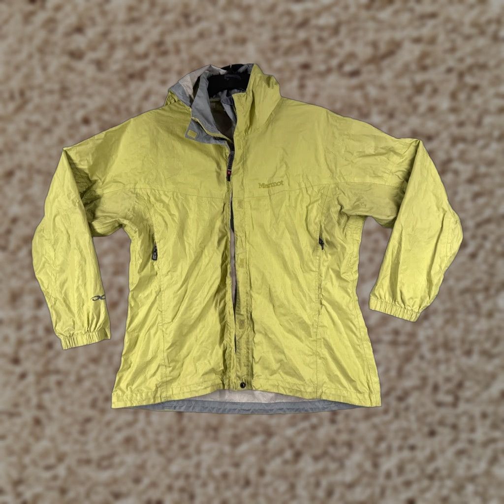 Marmot Marmot Green Windbreaker Jacket Women XL Hooded Full Zip Lightweight Pockets Regular Outdoor Size XL / US 12-14 / IT 48-50 - 1 Thumbnail