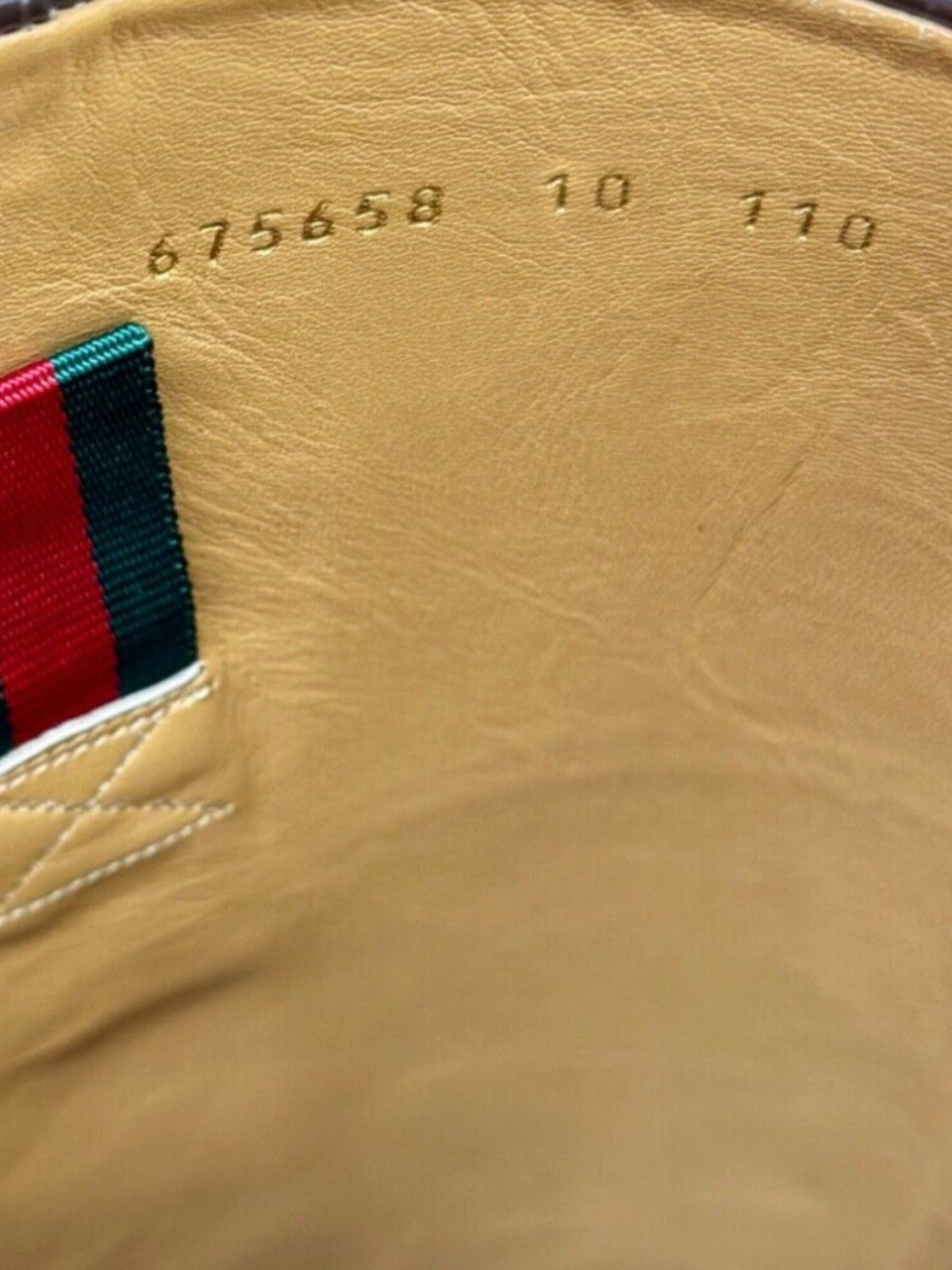 Gucci GG CANVAS & LEATHER KNEE BOOTS Size US 10 / EU 43 - 9 Thumbnail