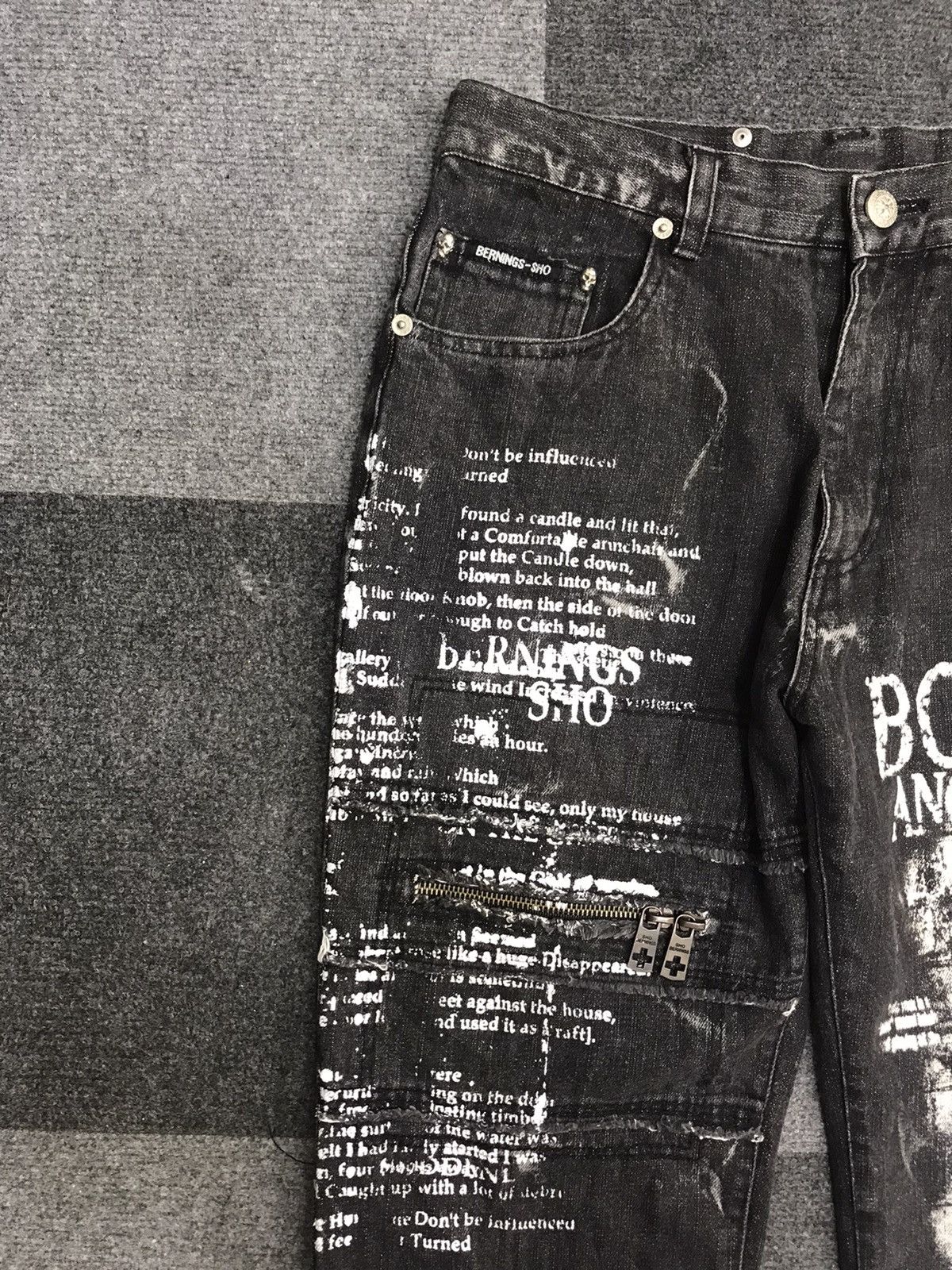 Japanese Brand BERNINGS SHO Poem Junya Style Flare Jeans Size US 29 - 5 Thumbnail