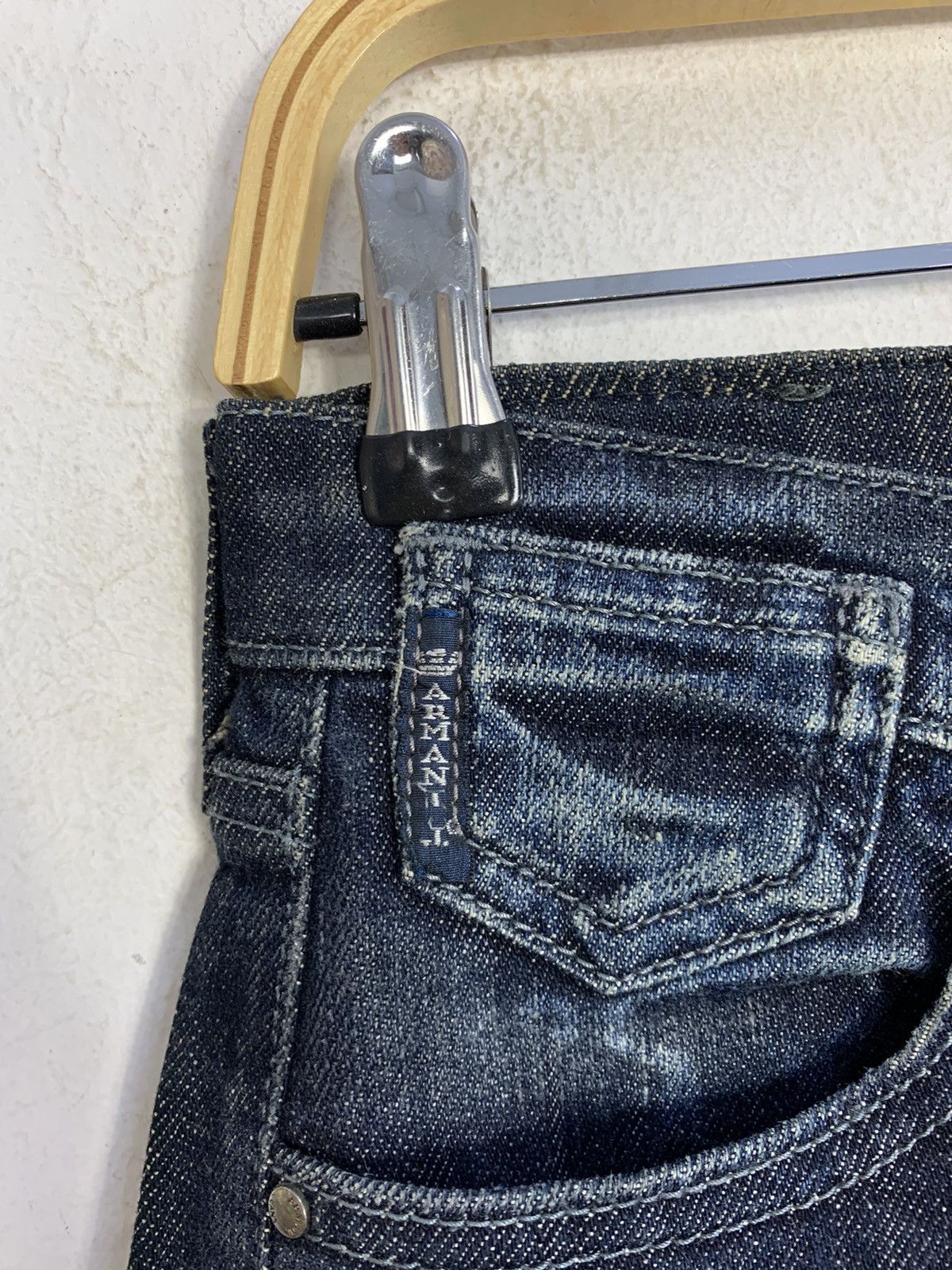 Armani Hype AJ Armani Jeans Indigo 006 Series Denim Unisex Pant Size US 29 - 10 Thumbnail