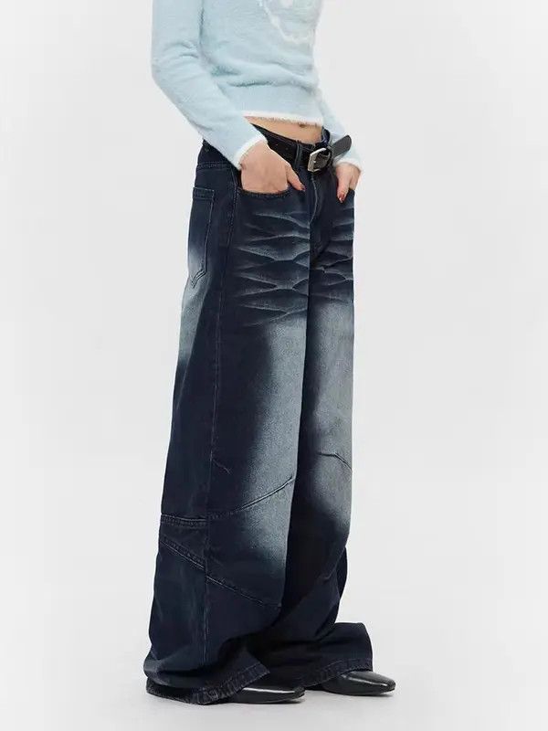 VIBE Tie-dye vintage wash street hip hop Y2K straight leg jeans Size US 28 / EU 44 - 3 Thumbnail